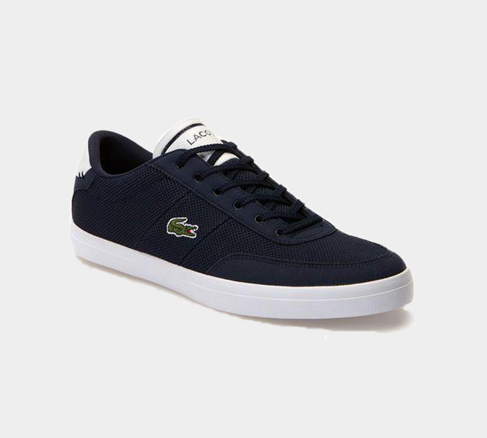 BASKETS LACOSTE COURT-MASTER18 1 1 CAM EN TOILE 