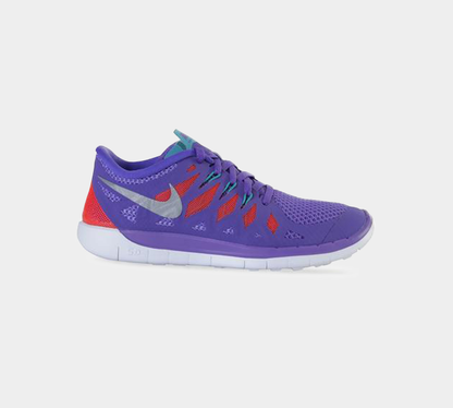 NIKE FREE 5.0 (GS) PURPLE/BLOOD ORANGE 644446 500