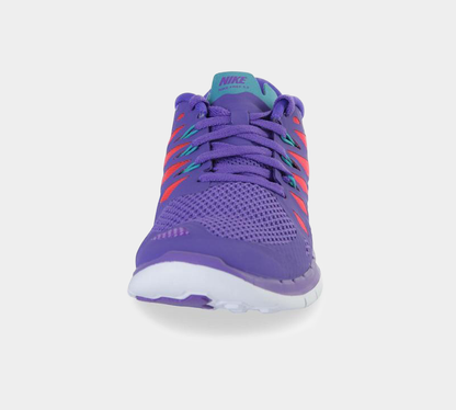 NIKE FREE 5.0 (GS) PURPLE/BLOOD ORANGE 644446 500