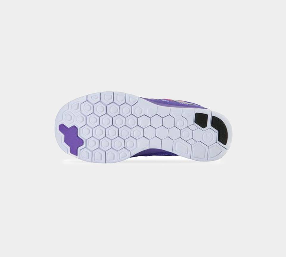 NIKE FREE 5.0 (GS) PURPLE/BLOOD ORANGE 644446 500