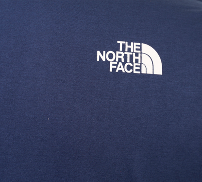 T-shirt de sport avec logo en coton simple The North Face - Marine