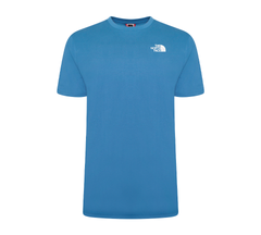 The North Face Simple Dome Cotton Logo Sports T-Shirt Top - Blue