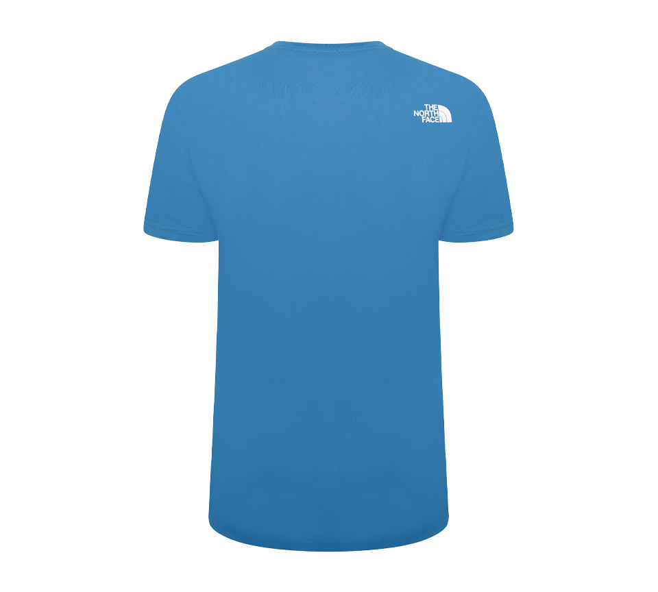 The North Face Simple Dome Cotton Logo Sports T-Shirt Top - Blue