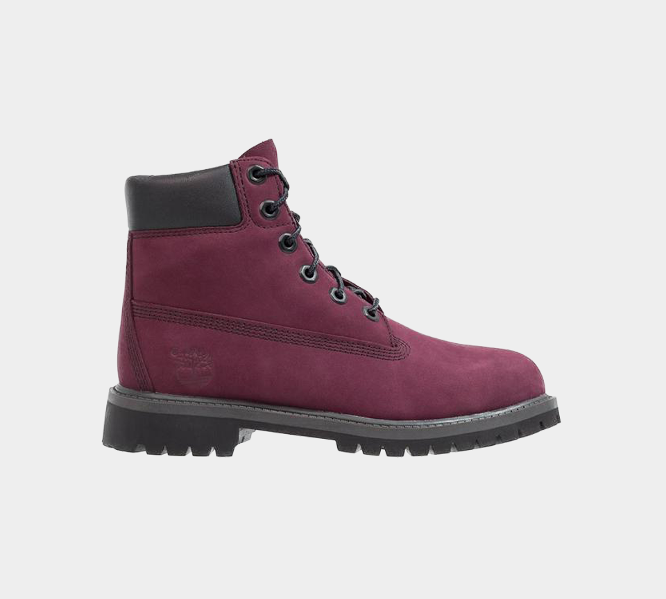 Burgundy leather timberlands deals