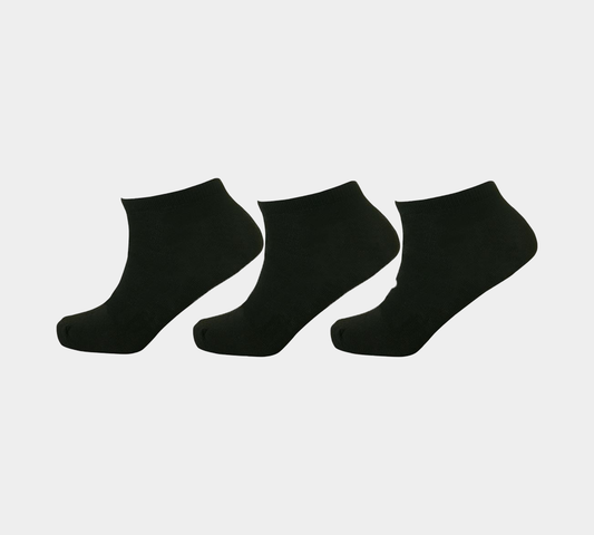 Trainer Liner Ankle Socks M10705 BLACK SIZE UK 11-14