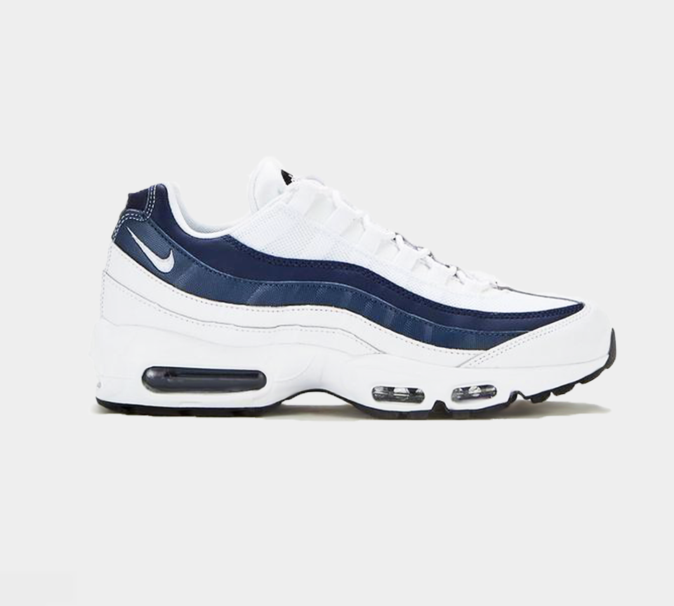 Nike Air Max 95 Essential 749766 114 White White Midnight Navy UK