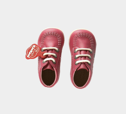 Kickers Kick Hi Babies LTHR Blssm/Pink/Nat 1KF0000423B7P