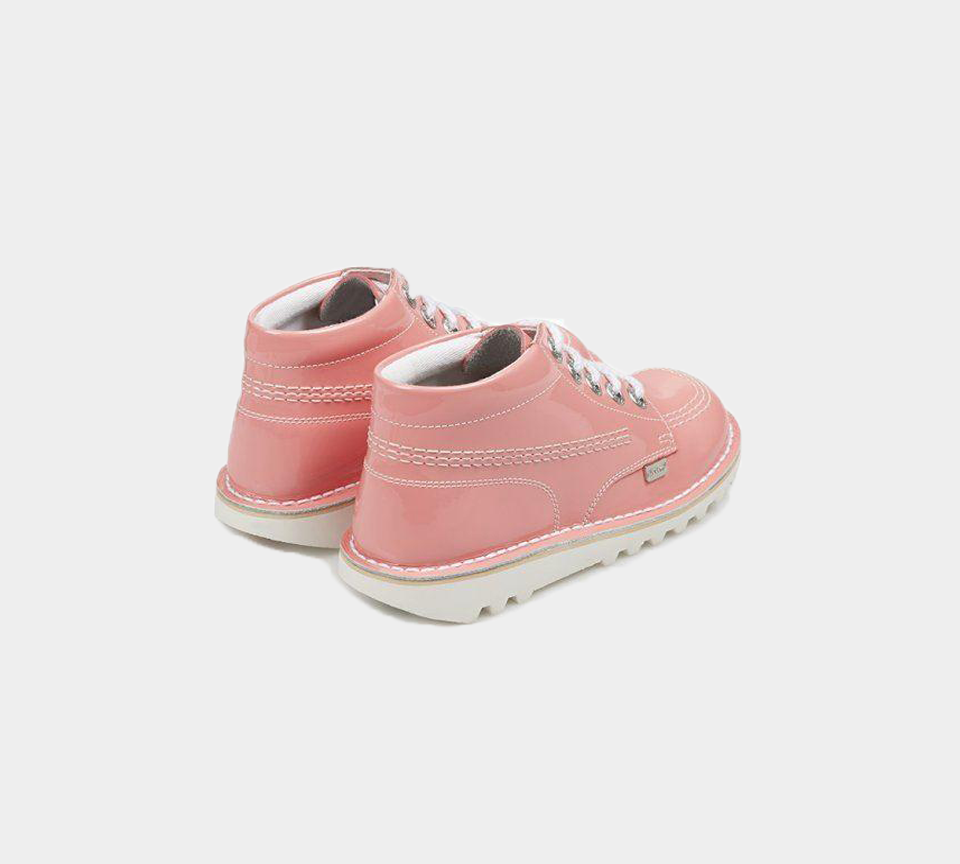 Kickers Kick HI Patent 114046 Pink Infant