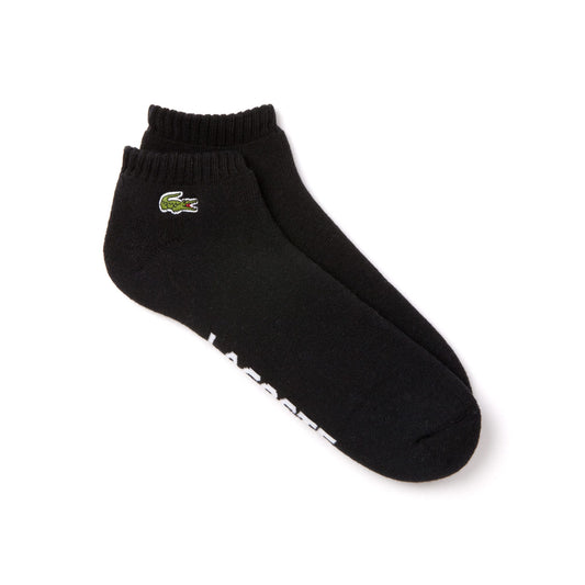 Lacoste (RA6315 00 258 4) High Quilaty Ankle Sport Socks 100% Authentic - Black