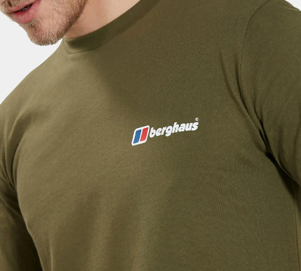 Berghaus - T-shirt bio à grand logo classique