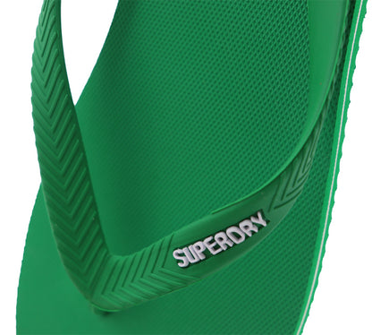 Superdry Men's Core Pool MF310190A A6I Sliders Green UK S-XL