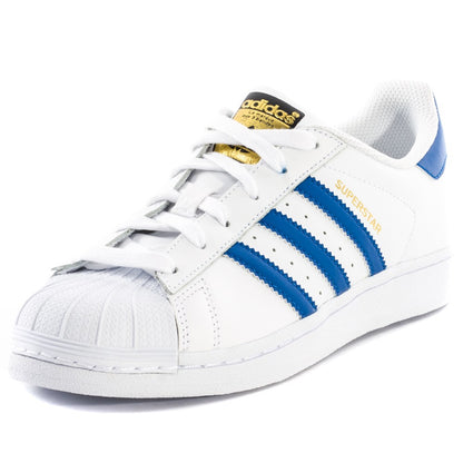 Adidas Superstar S74944 White/Blue Junior's