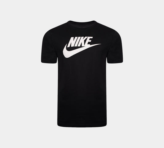 Nike Logo Sport-T-Shirt für Herren, Schwarz, S-2XL