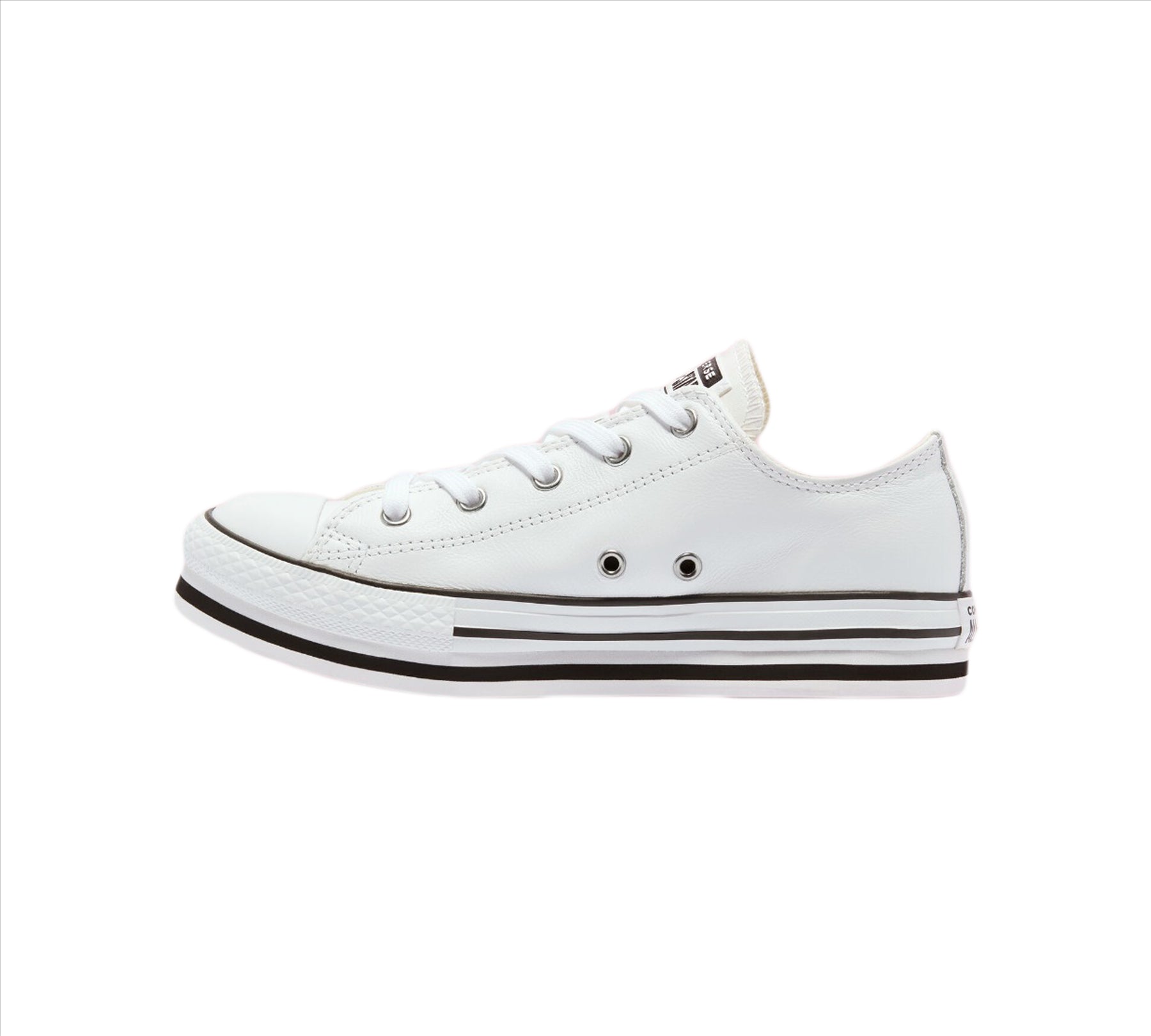 Junior all white leather converse Clearance
