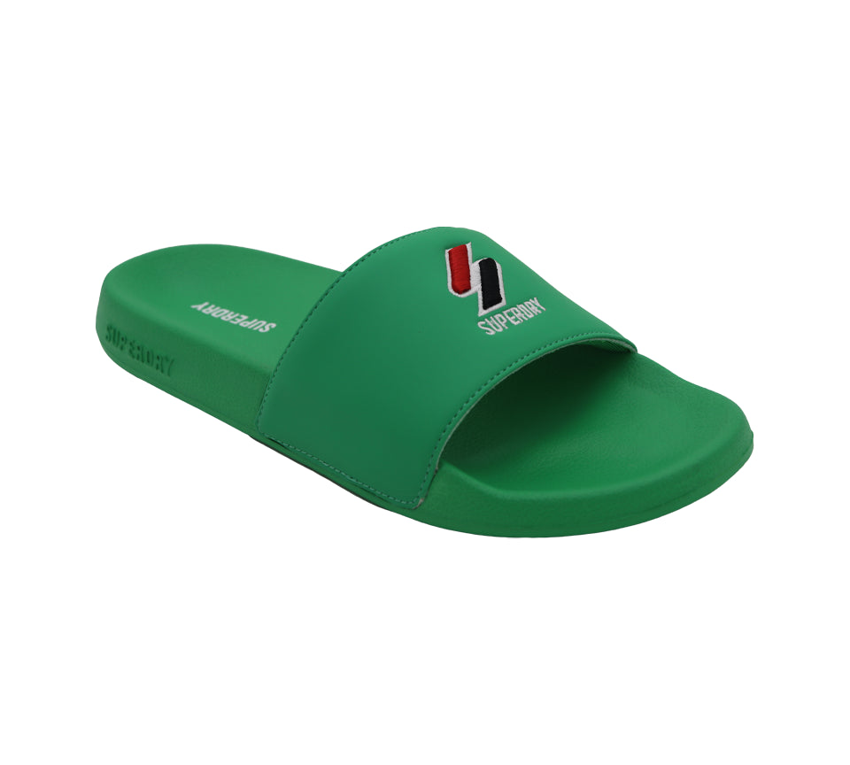 Superdry Core Pool MF310187A 92E Sliders Green UK S-XL – ViviFashion