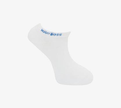 Hugo Boss 50428744 491 Ankle Socks- White/Blue UK 5.5-8/8.5-11