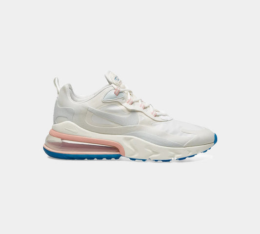 Nike Air Max 270 React AT6174 100 Trainers White/Pink UK 3 & 6