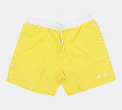 Hugo Boss Starfish Swim 50408104736 Shorts Yellow/White M-XL