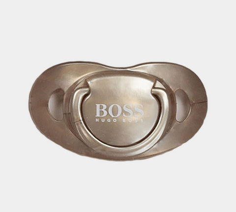 Hugo Boss Baby Infant Dummy J90T59593 Pacifier Gold One Size