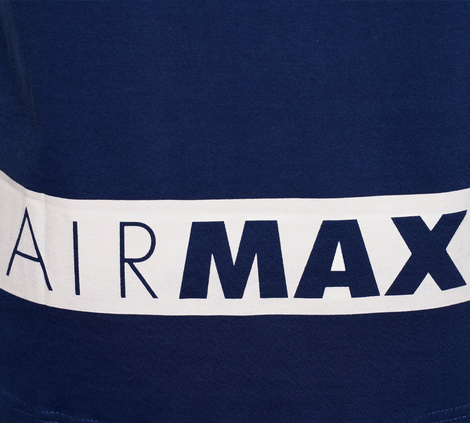 Nike Air Max Logo Short Sleeve T-Shirt Navy