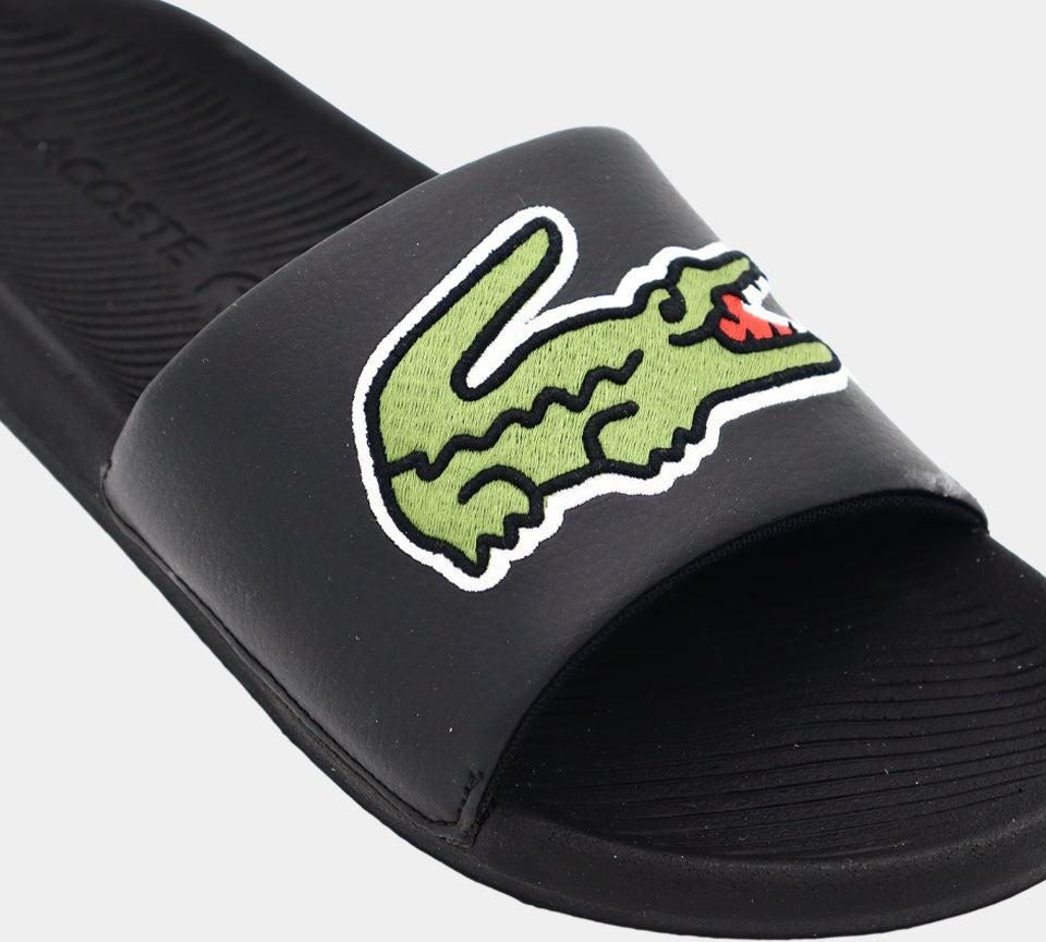 Lacoste CROCO SLIDE 319 4 US CMA 7-38CMA00731B4 BLK/GRN UK 6-11