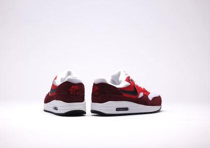 NIKE AIR MAX 1 (GS) PINK/WHITE/MAROON 555766 107