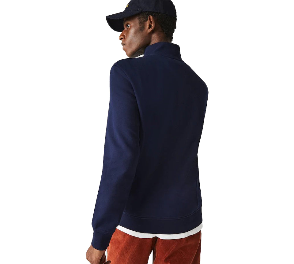 Lacoste Sport Cotton Blend Fleece Zip  Sweatshirt