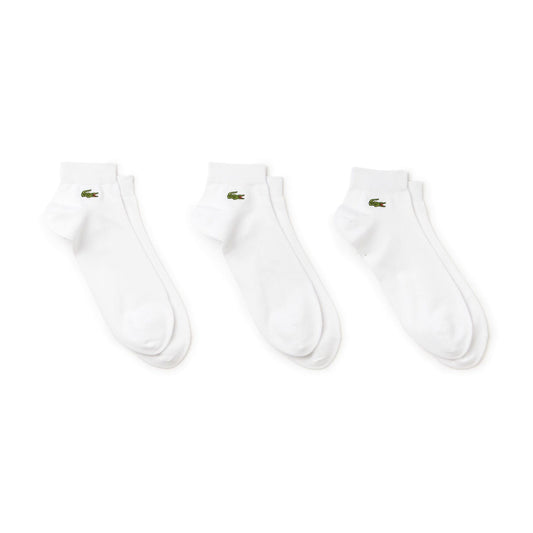 Lacoste Low Cut Ankle Fashion Sport Socks Black UK  4-7.5