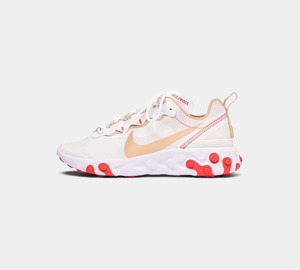 Nike pink react element 55 trainers Clearance