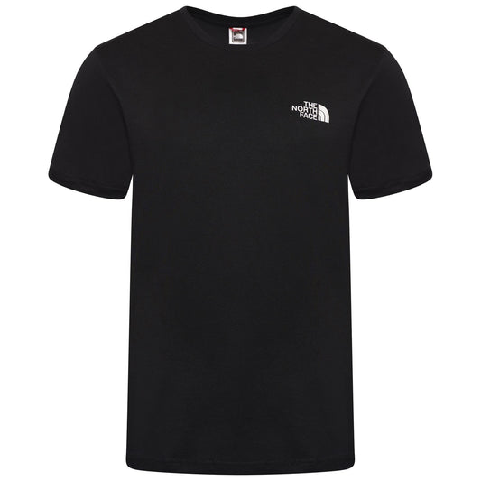 The North Face Simple Dome Baumwoll-Logo-Sport-T-Shirt-Oberteil – Schwarz