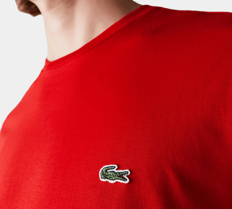 Lacoste shirt online red