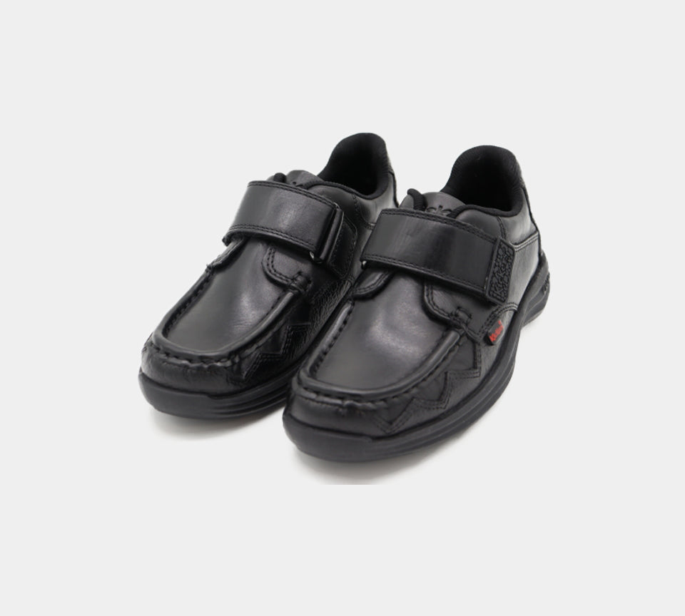 Kickers Reasan Sawrus Chaussures pour Bébé Noir UK 12.5-1.5