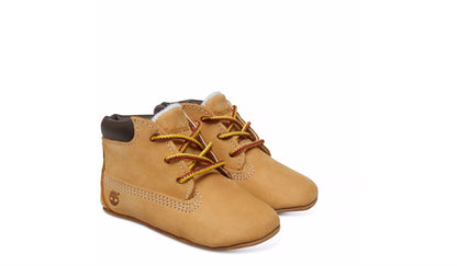 TIMBERLAND'S CRIB BOOT WITH HAT WHEAT-WHEAT