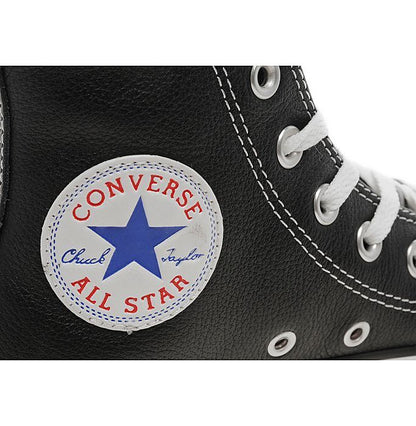 CONVERSE CT ALL STAR 132170C HIGH TOP LEATHER TRAINERS BLACK