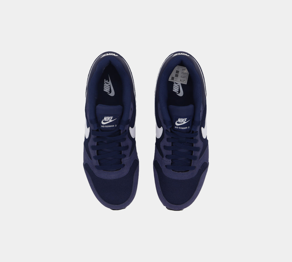 Nike MD Runner Textile 749794410 Trainers Navy UK 6