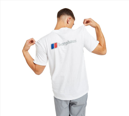 Berghaus Organic Classic Logo 4-A00112H03 T-Shirt White UK S-2XL