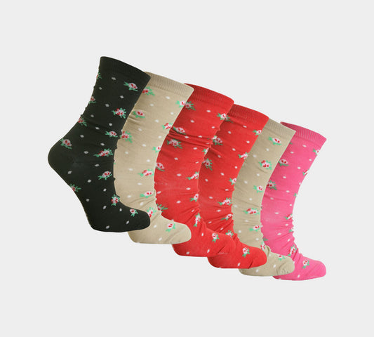 Coloured Design Socks L10761 Smart Suit Work Golf Cotton Blend Socks